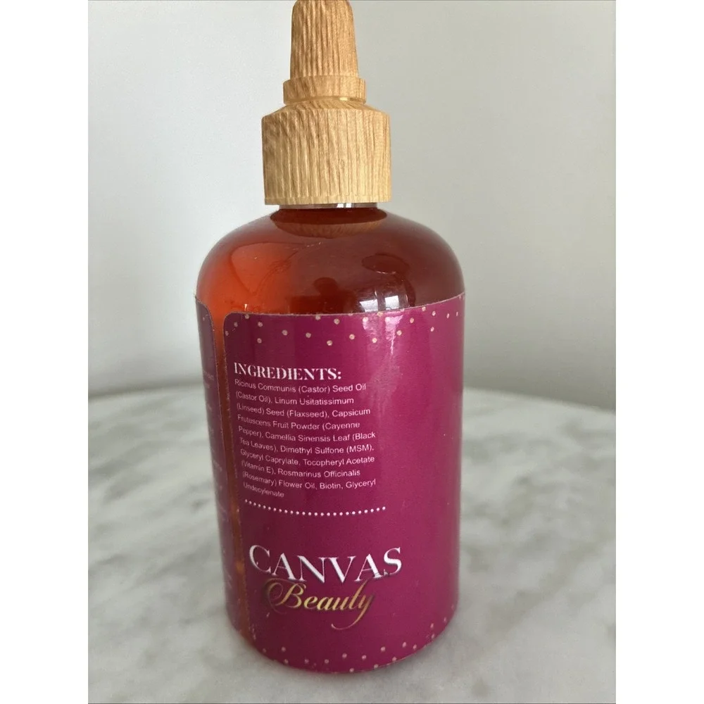 NEW! Canvas Beauty Hair Blossom Serum Growth Oil Rosemary Biotin 4oz SEALED